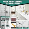 thumbnail image 2 of Ceramic Tile Repair Paste Quick Drying Waterproof Toilet Tub Repair Adhesive, 2 of 5
