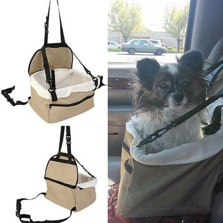 ASKMZ Durable Pet Shoulder Sling Backpack Carrier Zipper Soft Dog Cat Seat Leash Bag