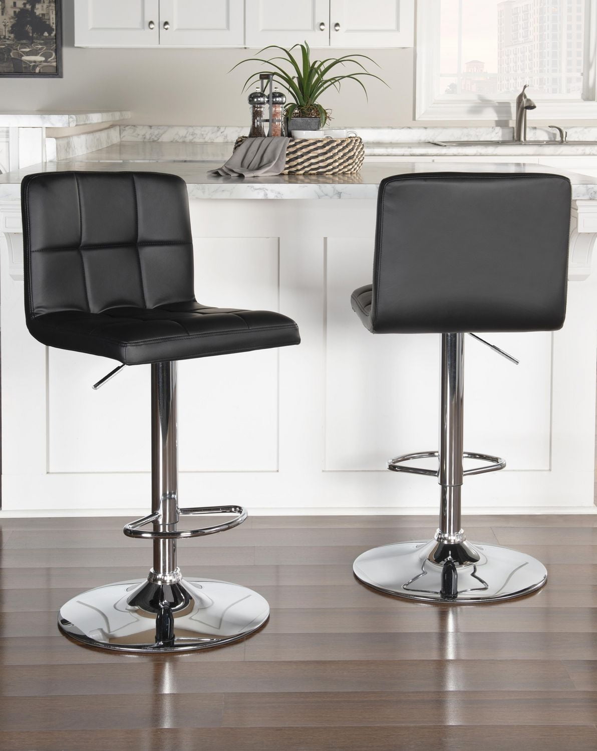 Tabouret de Bar Nasar, Noir