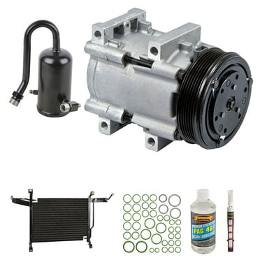 For Ford F-150 F-250 F-350 Bronco A/C Kit w/ AC Compressor Condenser & Drier - BuyAutoParts