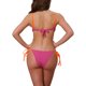 thumbnail image 3 of INSPIRAR CHIC Conjuntos de Bikini de Color Contrastante para Mujeres de 2 Piezas con Tirantes Espagueti y Parte Inferior Triangular Trajes de Baño Rosa Rojo-Naranja Mediano, 3 of 5