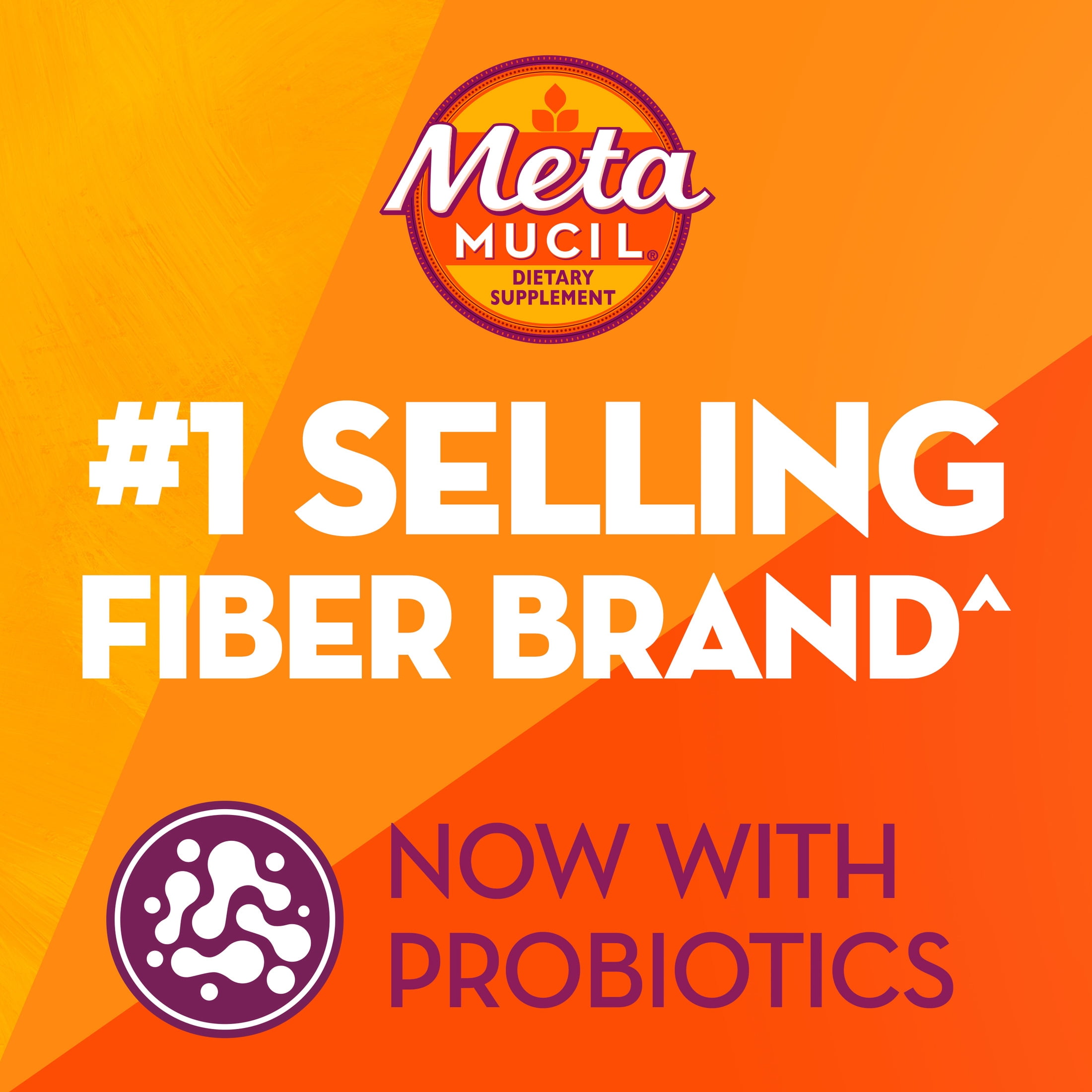 Metamucil Fiber Gummies, Probiotic Fiber Gummies, Strawberry Kiwi + Blackberry, 60 Count