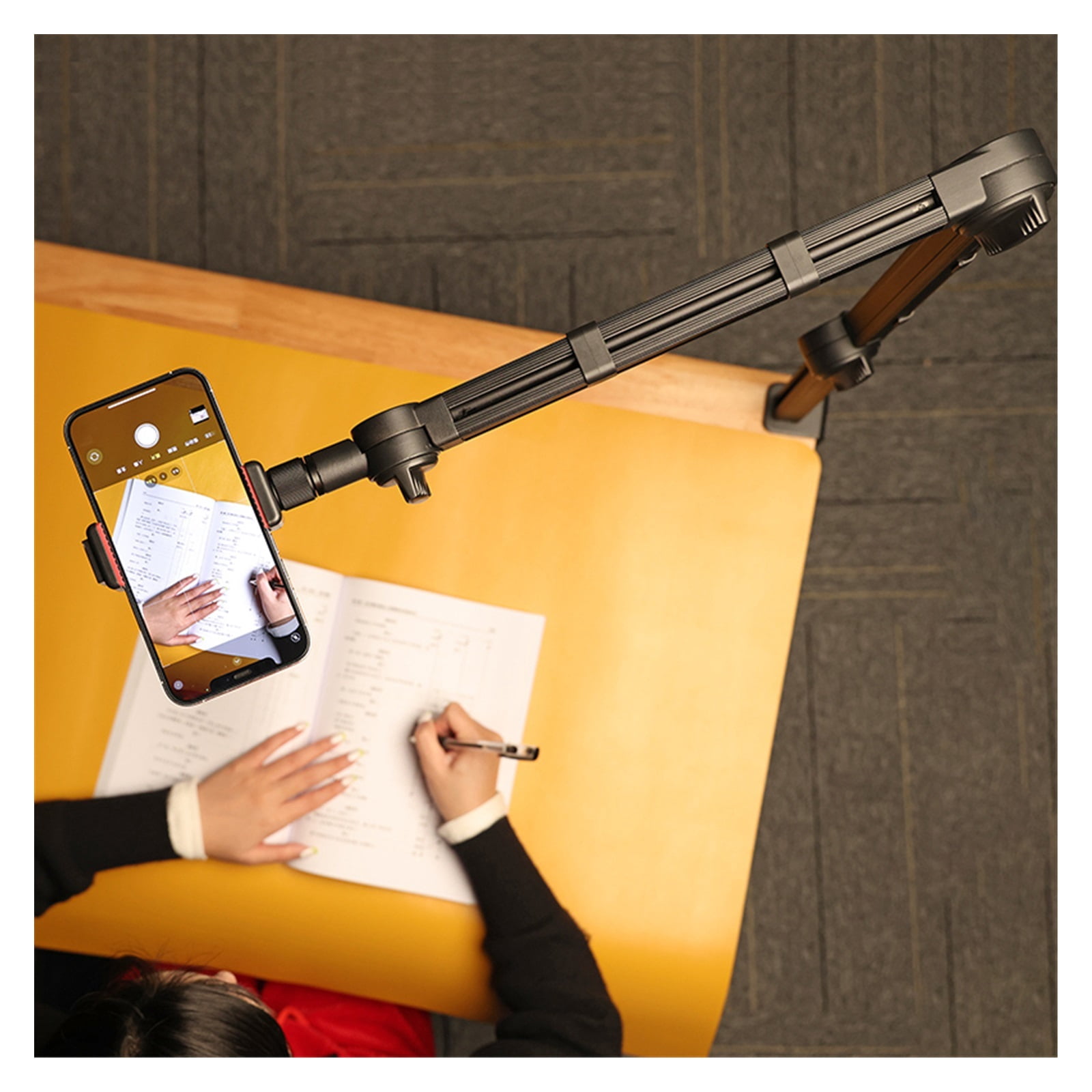 Microphone Boom Arm Stand Heavy Duty Adjustable DSLR Camera Smartphone Microphone Stand Mount ,Long Lasting