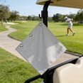 thumbnail image 6 of Microfiber Golf Towel with Carabiner Clip, 15.8x15.8in Textured Cleaning Towel with Hook and Loop Fastener, Highly Absorbent for Clubs Balls, Golf Accessory for Men Women, 6 of 6
