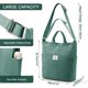 thumbnail image 5 of Bolso de mano KALIDI Corduroy Frost Green para mujeres que trabajan y viajan, 5 of 8