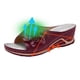 thumbnail image 4 of Amzcrzy Zapatos de mujer,Zapatos de mujer,Zapatillas de mujer, Sandalias ortopédicas con soporte de arco y plantilla suave de cuero para mujer, colección Fish Mouth Sandalias Mujer Zapatillas De Casa, 4 of 6