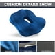 thumbnail image 2 of Cojín de asiento, cojín grueso de espuma viscoelástica para silla, para aliviar la presión, el dolor de coxis, la ciática y el dolor de espalda para silla de oficina, color azul, 2 of 5