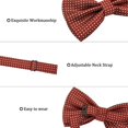 thumbnail image 3 of GFDYREE Boy Polka Dot Adjustable Bow Tie, Pre Bowtie for Kids CLJ01, 3 of 5