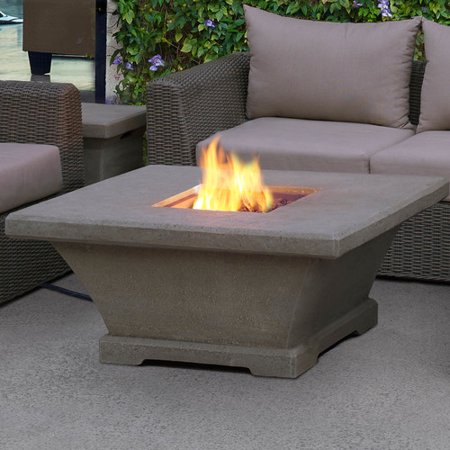 EAN 7523701170603 product image for Real Flame Monaco Low Square Propane Fire Table in Glacier Gray | upcitemdb.com