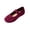 33#Wine, variant on Women’s Hollow Fly Weave Knit Mary Jane Flats, Breathable Mesh Slip On Walking Shoes, Soft Flexible Non Slip Flat Casual Loafers