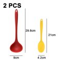 thumbnail image 2 of Los utensilios de cocina fijaron, utensilios de cocina del silicón de 2 piezas, utensilios de cocina antiadherentes amistosos y resistentes al calor, 2 of 5