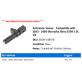 thumbnail image 2 of Reference Sensor - Compatible with 2003 - 2006 Mercedes-Benz E500 5.0L V8 2004 2005, 2 of 2