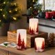 thumbnail image 4 of Velas LED navideñas sin llama GenSwin, paquete de 3, cera auténtica, 4 of 7