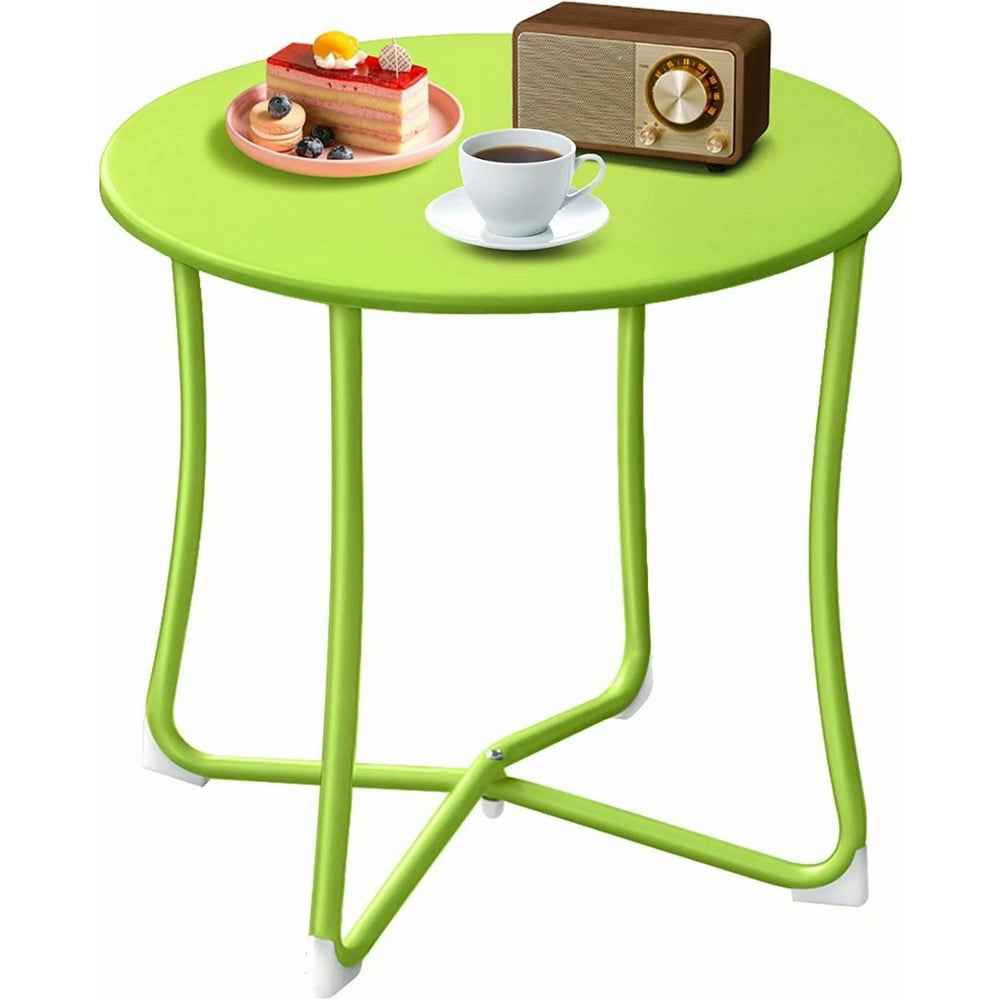 Metal Patio Side Table 18” x 18” Heavy Duty Weather Resistant AntiRust