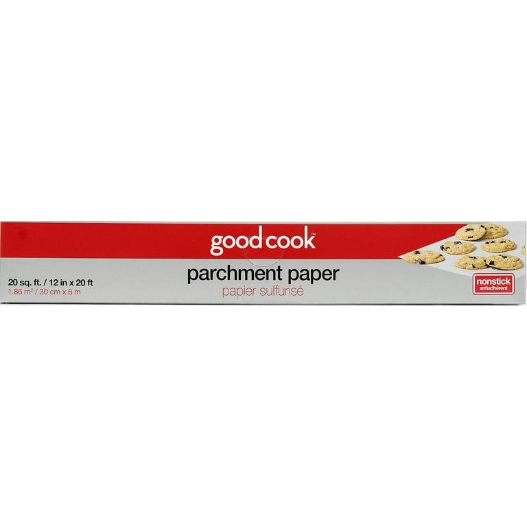 KOOC Premium 100-Feet Parchment Paper Roll - 12-Inch Width, Non-Stick, Unbleached Baking Paper - Ideal for Baking, Cooking, and Food Preparation 
