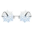 thumbnail image 1 of Gafas terre divertidas gafas terre novedosas gafas Snowfake para disfraces suministran gafas de sol de copo de nieve, 1 of 5
