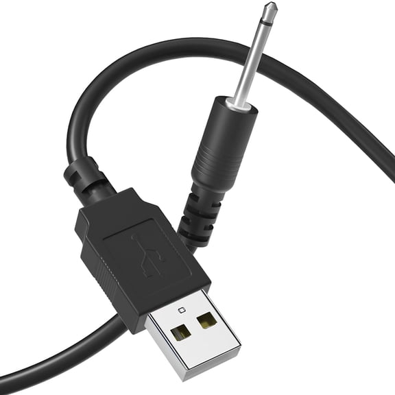 LujingZ USB to DC 2.5mm Charging Cable 3Ft, USB Type A to 2.5mm Round Barrel DC Charger Cord Replacement, 5V Fast Charge, Pure Copper Core, Compatible with Massager Beauty Instrument Devices