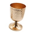 thumbnail image 2 of Jarrón de urna para centro de mesa de boda, jarrón de metal, maceta, tono cobre martillado para S, 2 of 9
