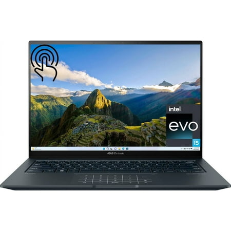 ASUS Zenbook 14X Laptop, 14.5" 2.8K OLED Touchsreen, 8GB RAM, 512GB SSD, Intel Evo Platform i5 13500H, Bluetooth, Wi-Fi, Windows 11 Home, Inkwell Gray