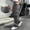 Dark Gray, variant on High Waisted Cargo Pants for Women with Elastic Back Waistband and Utility Pockets for Outdoor Hiking Casual Daily Wear Relaxed Fit