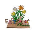 thumbnail image 2 of Yuedong Home Decor Ornaments Gifts Decorative Rabbits Craft Easter Crafts Embellishments Handicraft Decoration Creative DIY Wood, 2 of 13
