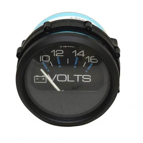 Faria Boat Volt Gauge VP9153A | Chesapeake Black 2 Inch