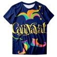 thumbnail image 4 of PMUYBHF T-Shirt Décontracté Mode Femme Col Rond Manches Courtes Imprimé Couleur 9930 TG, 4 of 4