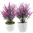 thumbnail image 1 of 2 bonsáis artificiales en maceta, simulación realista, decoración de bonsái, planta falsa en maceta, 1 of 6