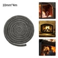 thumbnail image 1 of Black Stove/Fire Rope Wood Burning Stove Length Log Burner Door Seal, 1 of 8
