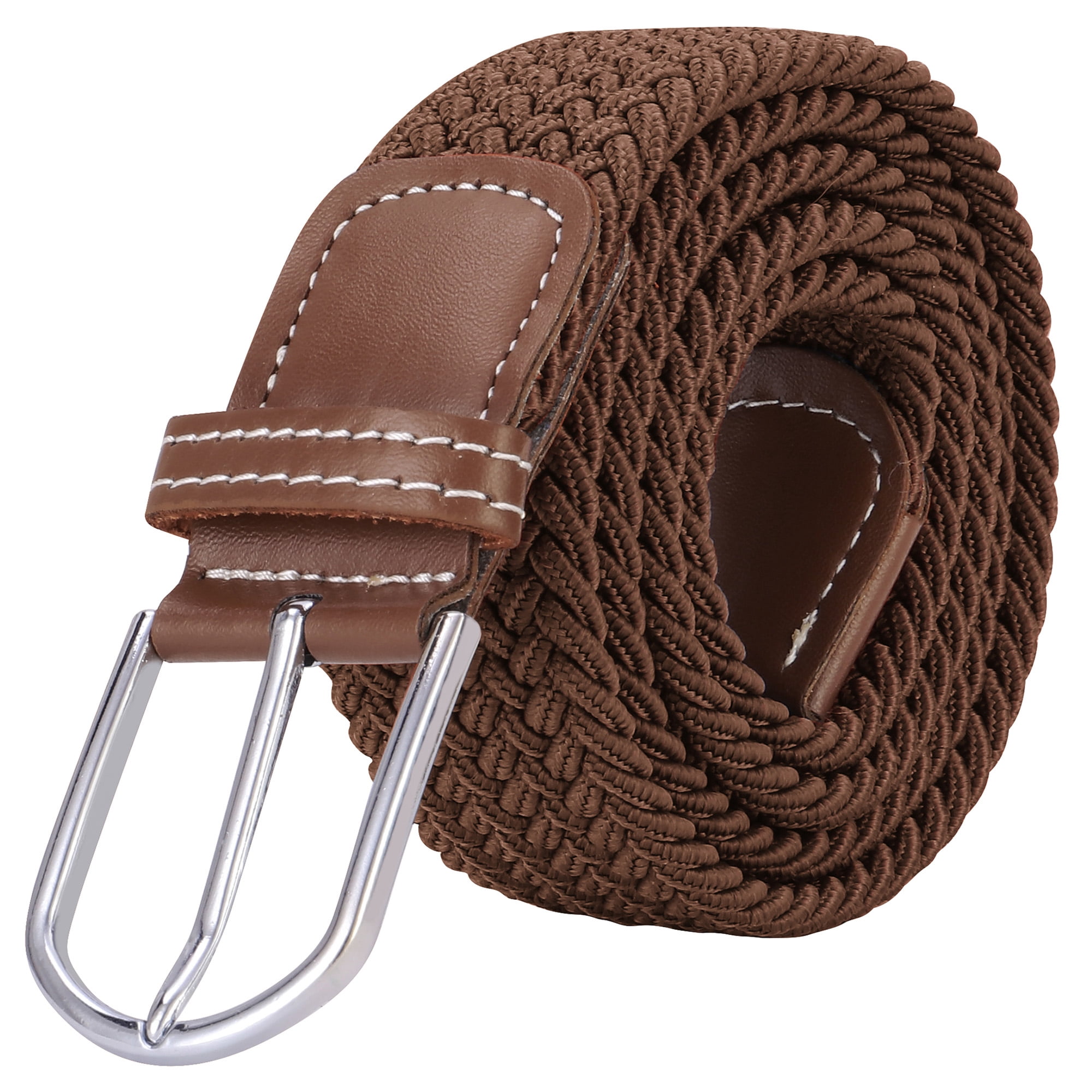 LELINTA Elastic Mens Stretch Belt Casual 1.3''Width&42''Length Nylon ...