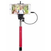 NEW Vivitar Infinite iOs Android Smartphones Selfie Stick Built-In Shutter Release IPHONE 5 RED
