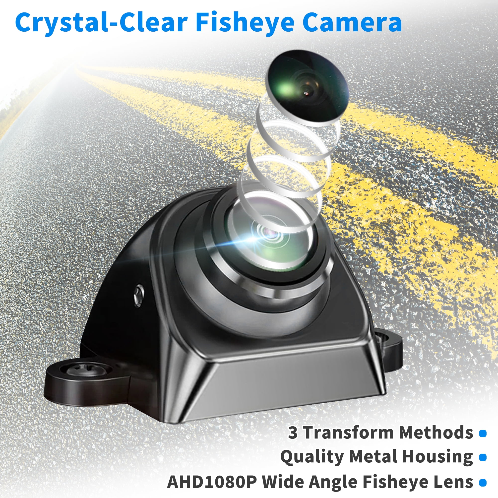 Unique Bargains AHD1080P Car Park Assist Backup Reverse Camera with Fisheye Lens