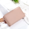 thumbnail image 3 of 2023 new ladies mobile phone bag vertical models fashion, simple lychee pattern solid color oblique span multi -function red, 3 of 6