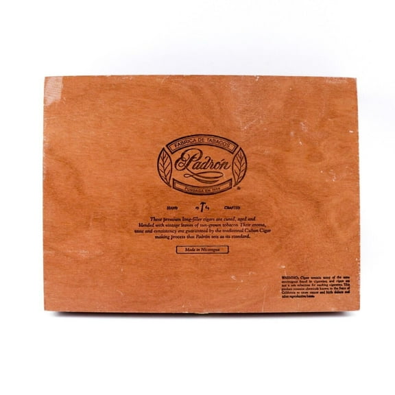 Padron Diplomatico Empty Wood Cigar Box 10.75" x 8" x 1.75"