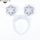 thumbnail image 1 of Diadema de Navidad con astas y copo de nieve para niños, 1 unidad, 1 of 4