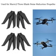 thumbnail image 2 of Dvkptbk 2pair Nylon Fiber Propellers 3-Blade 8743F Low-Noise For DJI Mavic 2 Pro/Zoom, 2 of 7