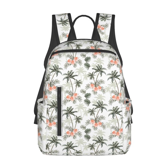 Disketp Vintage Palm Trees Mochila Ligera e Impermeable, Mochila de Día Resistente para Viajes, Senderismo y Uso Diario para Hombre y Mujer