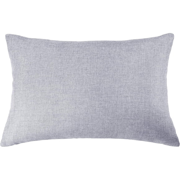 Aiking Home Woven Fine Faux Linen Throw Pillow Cover, Size 12"x18", Light Grey