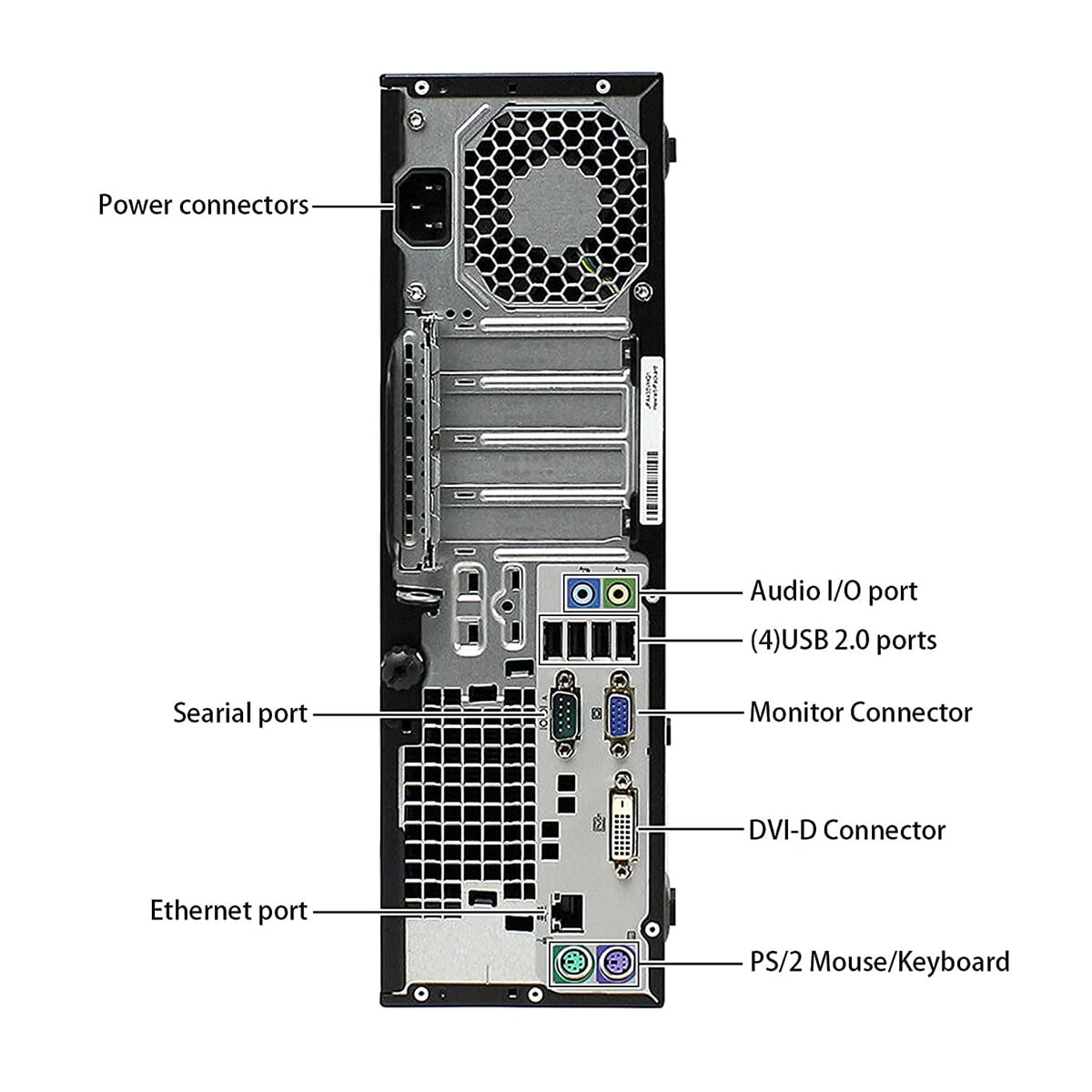 HP ProDesk 400 G1 SF Dual Core 3.4Ghz 8GB 1TB Windows 10 PRO Desktop  Computer PC u0026 24 LCD