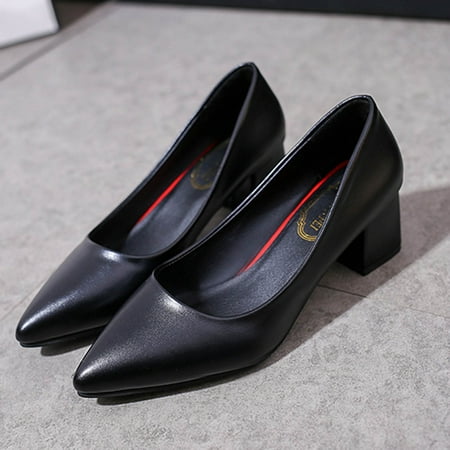 

NECHOLOGY Boot Size 9 Summer Fashion Toe Shoes Shallow Women s Mid-Heel And Shoes Spring Casual Sandals with Calf Strap Black 7.5