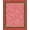 Red, Pattern 6, variant on ODIKA 6'x9' Machine Washable Non-Slip Area Rug, Peppermint Twist Checkered Interlocking Holiday Design High Traffic Rug with Pad, Red, 621886
