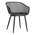 thumbnail image 2 of Moe's Home Collection Piazza Outdoor Chair Black-Set Of Two, 2 of 5