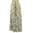 thumbnail image 1 of Pantalones Anchos de Pierna para Mujer, Pantalones Palazzo Florales Fluidos para Mujer, Pantalones Casuales de Verano de Cintura Alta. Estampado de Piña L, 1 of 9