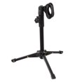 thumbnail image 1 of Support de Microphone avec Support de Perche pour Utilisation de Microphone Matériau Métallique Solide Couleur Noire 17 Pouces, 1 of 9