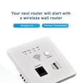 thumbnail image 3 of Carevas In-Wall Wireless WiFi Router 300M AP Access Point WiFi Router USB-Charging Socket Wall Mount AP Router with WPS Encryption, 3 of 7