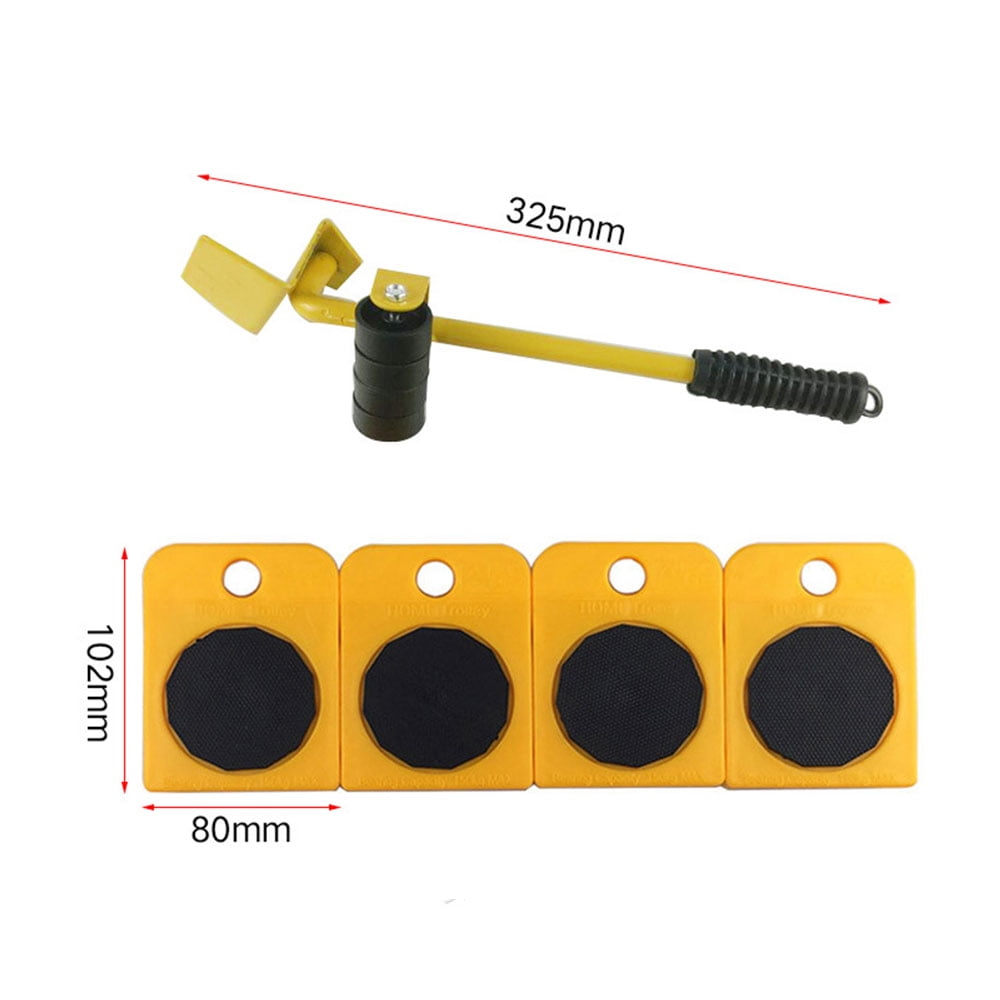 tooloflife Portable Heavy Lifting Device Furniture Transport Tools Moving Device Hand Tool Set