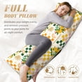 thumbnail image 4 of Disketp Hawaii Palms Print Body Pillow Cover - Super Soft 20x54 Body Pillow Case,Long Side Hidden Zipper (without pillow core), 4 of 6