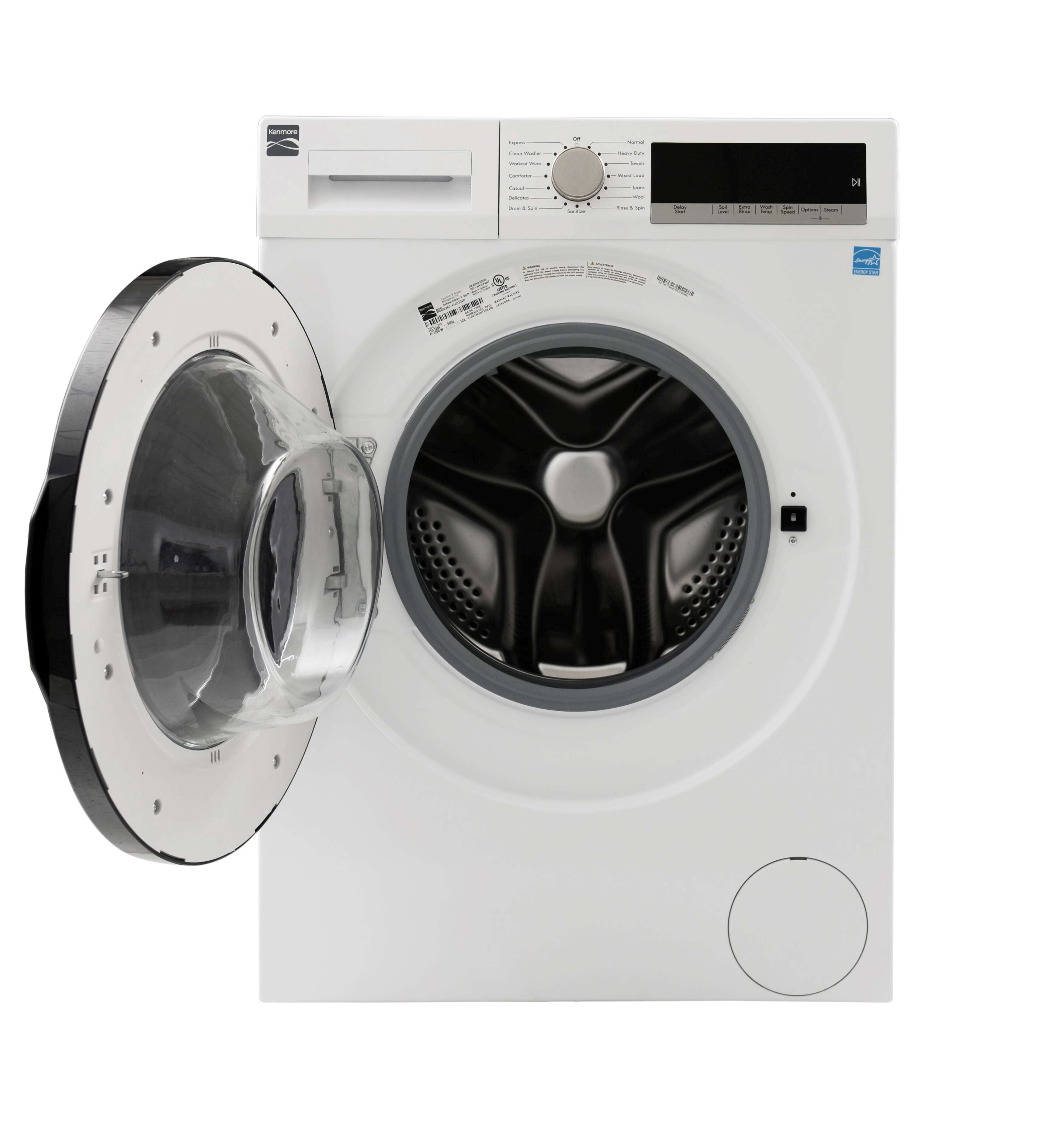 Kenmore 2.2-cu ft High Efficiency Steam Cycle Front-Load Washer ( White ) ENERGY STAR