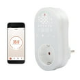 thumbnail image 1 of Mistaha WiFi Digital Thermostat Outlet Plug 16A Outlet Tuya App Voice Control Socket Temperature Controller, 1 of 8