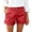 X8 Red, variant on Glisme Women Shorts Solid Color Zip Front with Pockets Summer Casual Shorts for Women Size L Beige